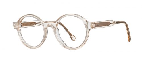 lunettes vinylize rondes et blanches