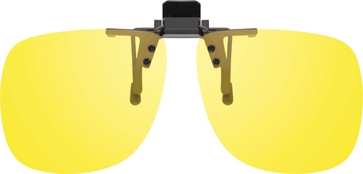 Lunettes Clip-on Jaunes Polarisantes – Anti-éblouissement Pour Conduite De Nuit, Légères Et Unisexes