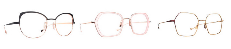 Lunettes rose gold Caroline Abram