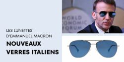 Les lunettes Henry Jullien d'Emmanuel Macron 