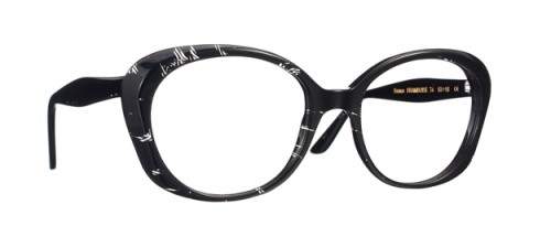 lunettes caroline abram noir et blanc